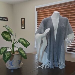 Christopher & Banks Gray Knit Sweater